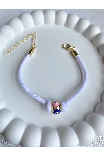 DEMOKAN Colorful Evil Eye Bead Women's Bracelet - Rope Bracelet
