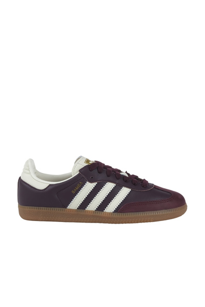 adidas حذاء سامبا او جي رياضي نسائي باللون الأحمر الداكن (ID0477)