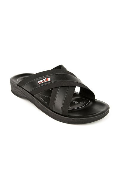 Muya Pánské pantofle İkon 6 Point Anatomical Sole Heel Spur pro čtyři sezóny
