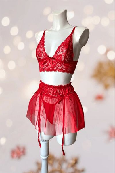 Gece İncisi Tulle Skirt Garter Set