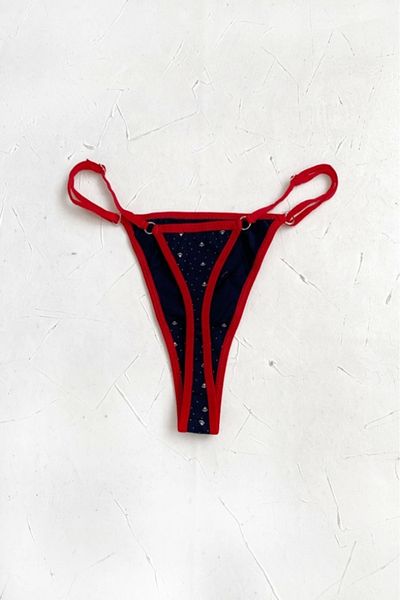 Gece İncisi Anchor Patterned Cotton Thong