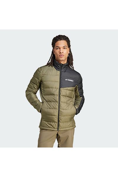 adidas Terrex Multi down Men's Khaki Coat (Je6711)