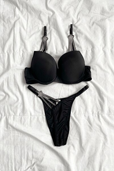 Gece İncisi Σετ σουτιέν με λεπτομέρεια αστεριού