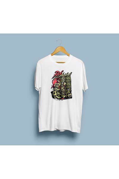 Bahriyeli Collection Oversize Rock Accident Vector Unisex T-Shirt