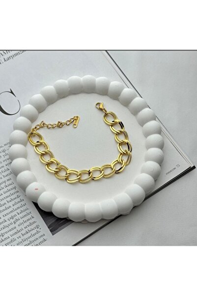 DEMOKAN Kadın Çelik Bileklik Kararmaz Uzay Yolu Kadın Bileklik