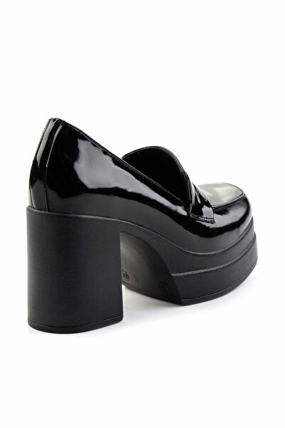 Bambi Siyah Kadın Klasik Topuklu Ayakkabı K01181062508