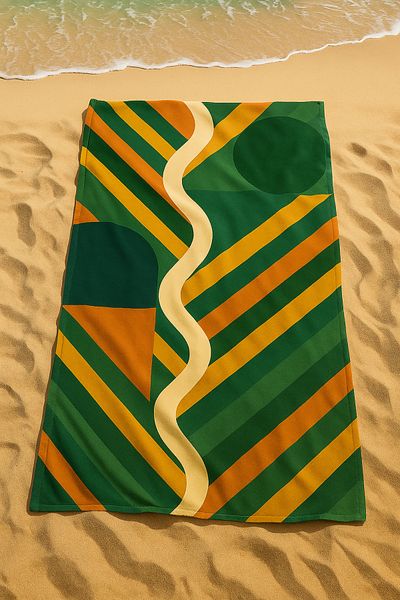 maison aura Beach Towel Quick Dry Micro Fabric
