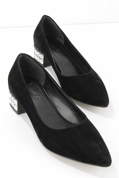 Bambi Pantofi cu toc clasici de damă negri K 01189007002