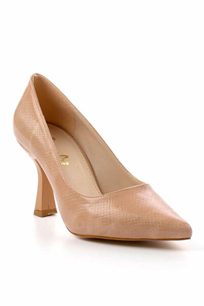 Bambi Nude Kadın Klasik Topuklu Ayakkabı K01137030207
