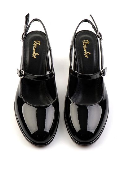 Bambi Black Women's Classic Heeled Shoes K01231443208