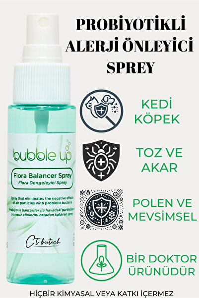 Bubble Up Probiyotikli Alerji Önleyici Sprey (ALERJİDEN HALA KURTULAMADIN MI?)