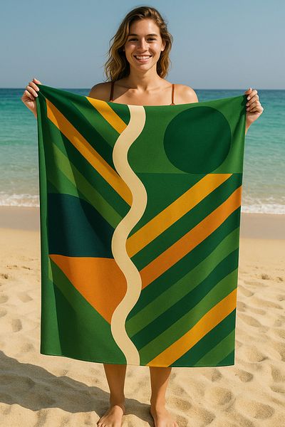 maison aura Beach Towel Quick Dry Micro Fabric