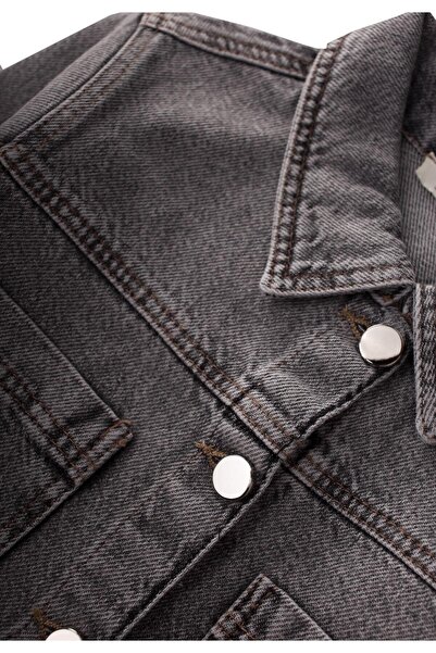 Cigit Τζιν Μπουφάν 2-7 Χρόνια Μαύρο