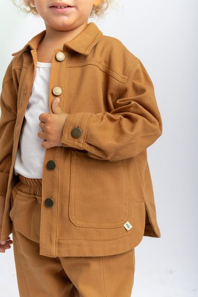 Cigit Tan Gabardine Jacket - Age 2-7