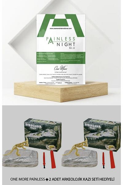 One more international Painless Night Glu 25 Pack S.K.T 2027 Pain Patch (2 Archaeological Excavation Sets as a Gift)