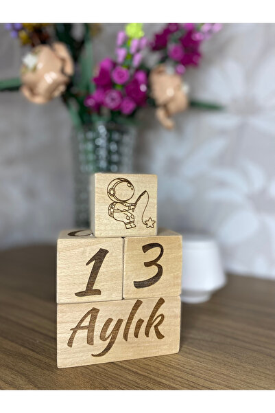 derincase Bebek Anne Hatıra Anı Küpleri İsimsiz Lazer Baskı 4 Parça