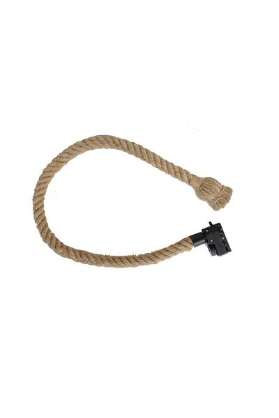 Ledarmy Decorative Rope Sconce for Spot with Rail Socket Rosary E27 Lampholder Pear Rustic Tij 1 Mt