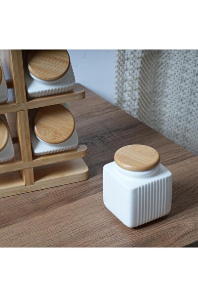 Generic 6 Pieces Spice Set with Wooden Holder