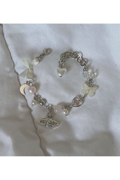 bettymettys Saturn Themed Y2K Fairycore Bracelet