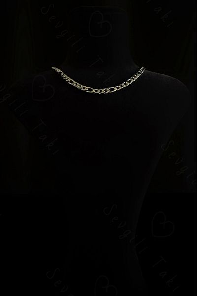 SEVGİLİ TAKI Figaro Model Steel Chain Children's Necklace - Arrow Series
