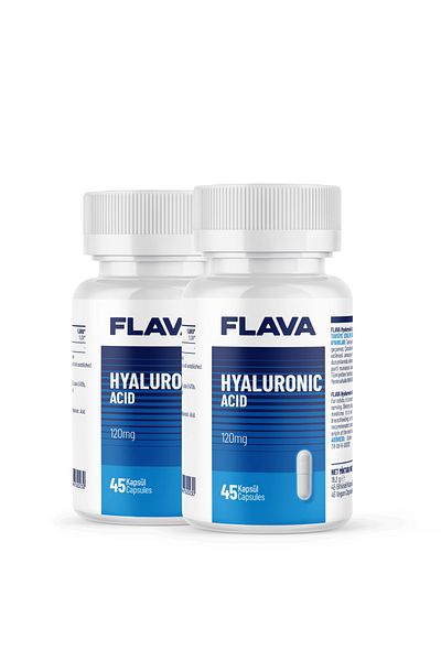 FLAVA Hyaluronic Acid - 45 Capsules x 2 Pieces
