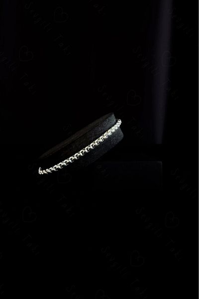 SEVGİLİ TAKI North Series - Cornered Steel Chain Bracelet