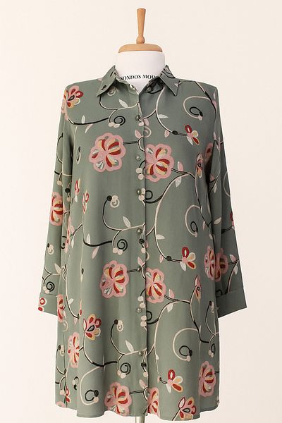 HESNA Ebrar Tunic - Floral Pattern
