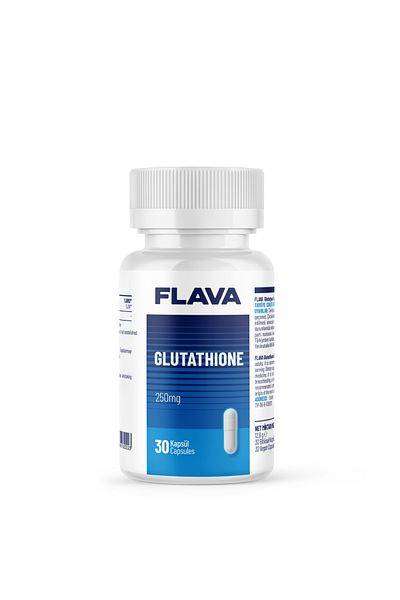 FLAVA GlutathIone - 30 Capsules EmbroIdered