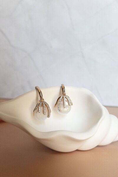 Petalia İncili Salkım Küpe