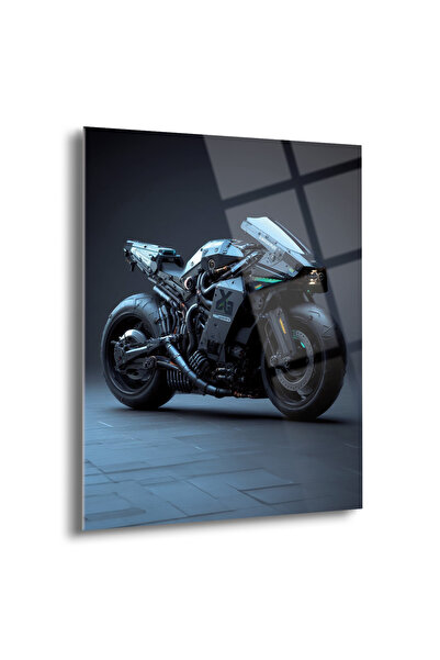 Fütüristik Kawasaki Cam Tablo - MOD083