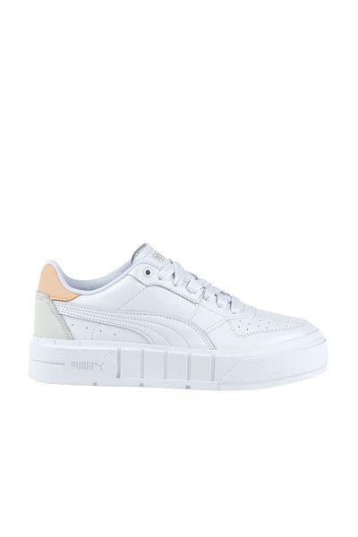Puma PUMA White-Peach Cali Court Lth Wns - Sports Shoes