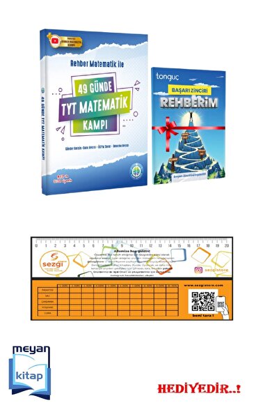 REHBER MATEMATİK YAYINLARI 49 Günde TYT Matematik Kampı Rehber Matematik Başa...