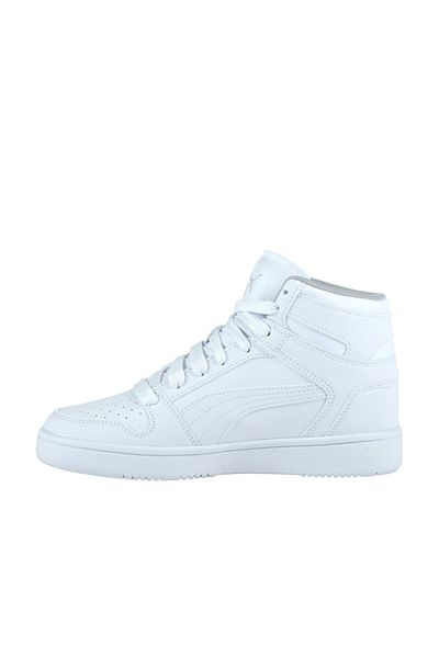 Puma Unisex bílé sportovní boty Rebound Layup Sl Jr 370486-02