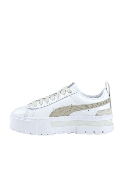 Puma Γυναικεία λευκά αθλητικά παπούτσια Mayze Luxe ( 383995 -08)