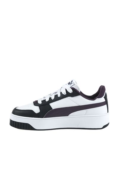 Puma PumaCarinaStreet- White and BlackMidnightPlum