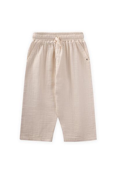 Cigit Muslin Pants 1-7 Years Cream