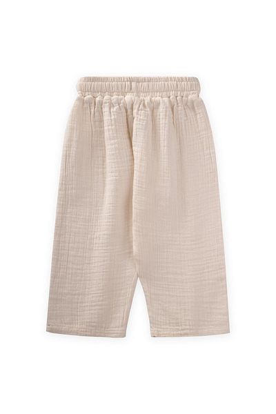 Cigit Muslin Pants 1-7 Years Cream