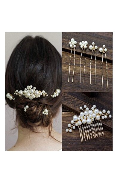 bba new trend مجموعة مشط الزفاف، تاج الزفاف اللؤلؤي، تاج الزفاف، تصميم مخصص ل...