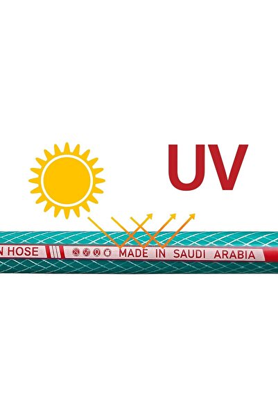 ALAYED Steel Reel with HOS Garden Hose (1/2” x 30 M, Crystal)