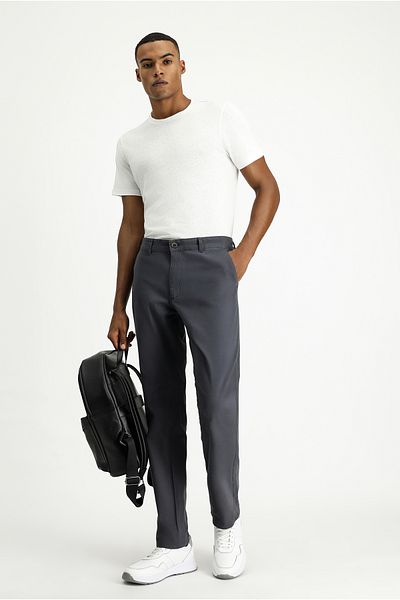Kiğılı Super Slim Fit Extra Slim Fit Lycra Canvas / Chino Trousers