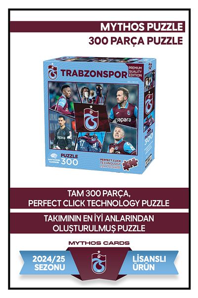 Trabzonspor Team 300 Piece Puzzle
