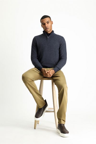 Kiğılı Slim Fit Slim Fit Lycra Canvas / Chino Trousers