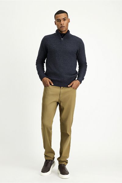 Kiğılı Slim Fit Slim Fit Lycra Canvas / Chino Trousers