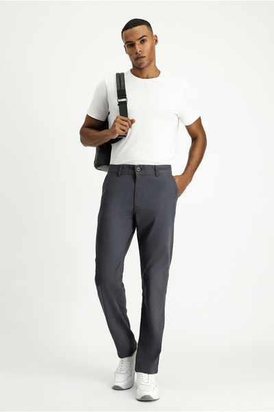 Kiğılı Relaxed Fit Rahat Kesim Likralı Kanvas / Chino Pantolon
