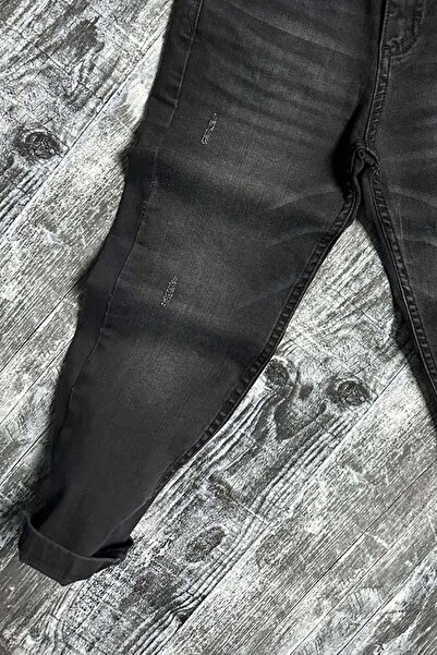 Riccotarz Boy's Double Pocket Lycra Gabardine Black Jean Trousers