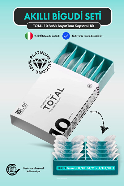 İnLei Total Kirpik Lifting Laminasyon Full Set Silikon Bigudi Pedler 10 Çift