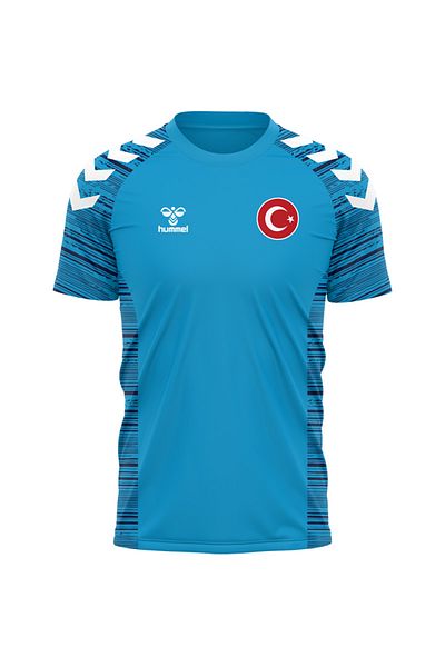 hummel Μπλουζάκι προπόνησης γραμμής εθνικής ομάδας Τυρκουάζ