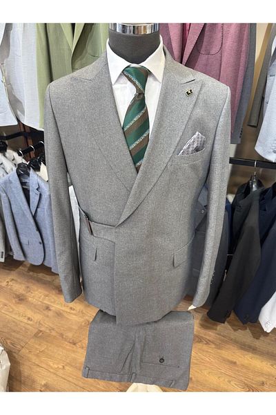 Ted Davıd Belt Closure Double Breasted Suit