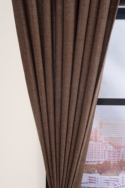 Premier Home Nadia Background Curtain 170X270 Brown
