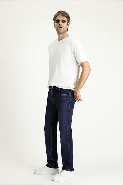 Kiğılı Lycra Regular Fit Denim Trousers